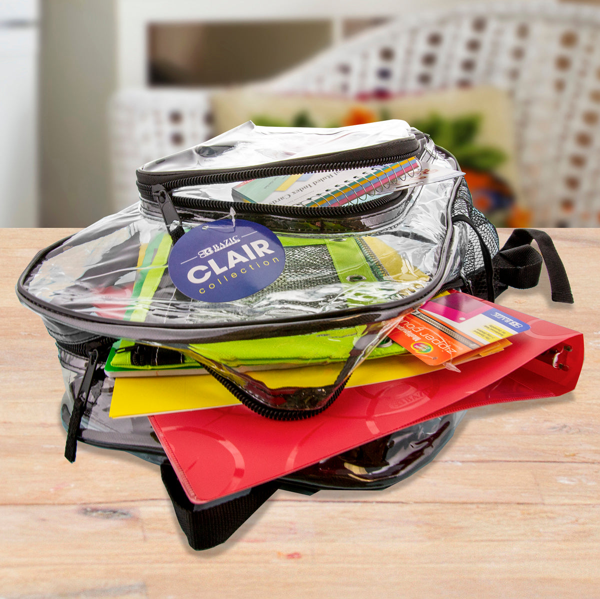 17 in Clair Clear Backpack, Stadium Approved