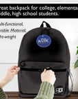 16" Black Basic Backpack