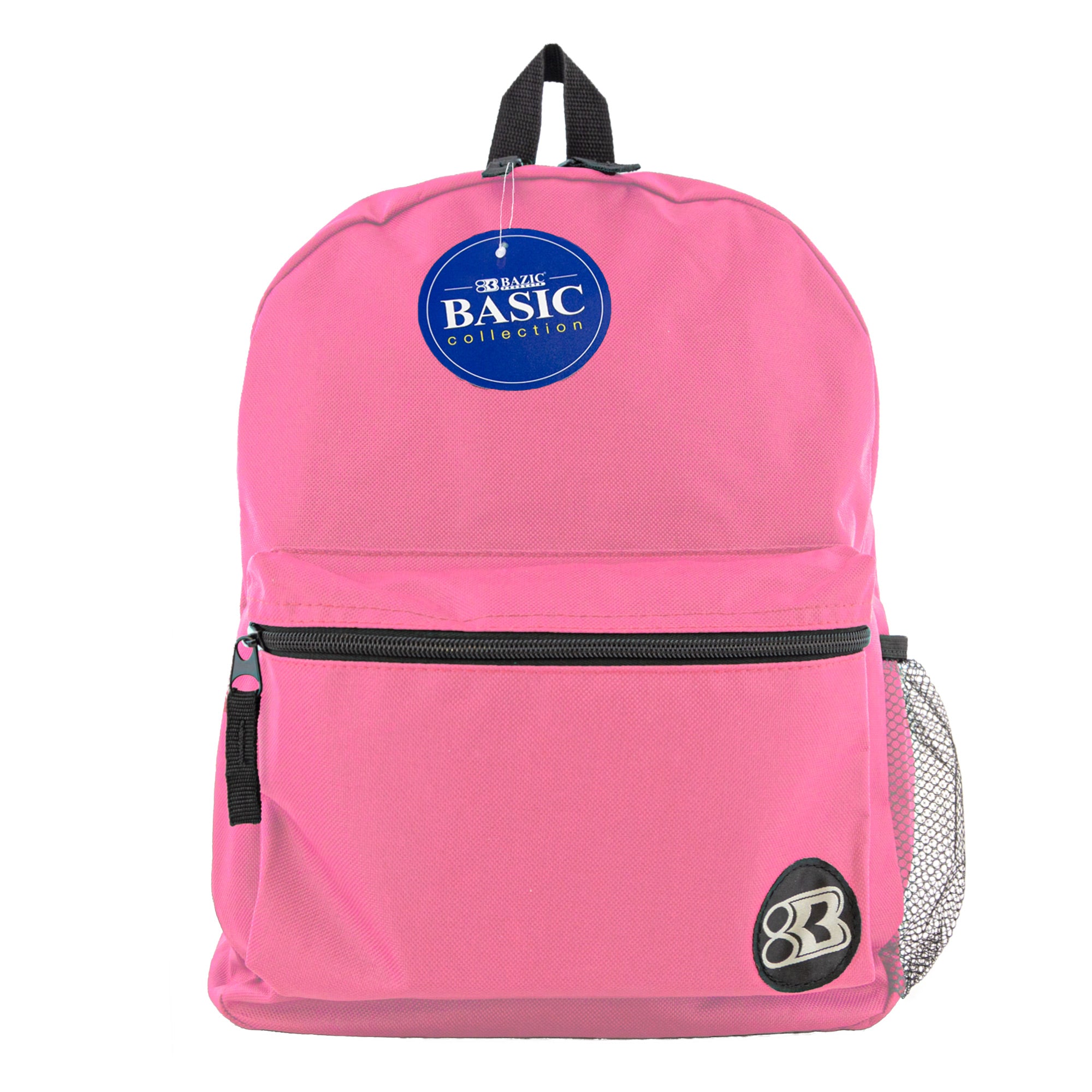 Fuchsia Basic School Backpack, 16 Inch Book Bag