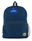 16" Navy Blue Basic Backpack