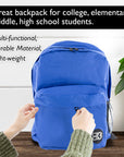 17" Blue Classic Backpack