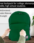 17" Green Classic Backpack