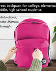 17" Fuchsia Classic Backpack