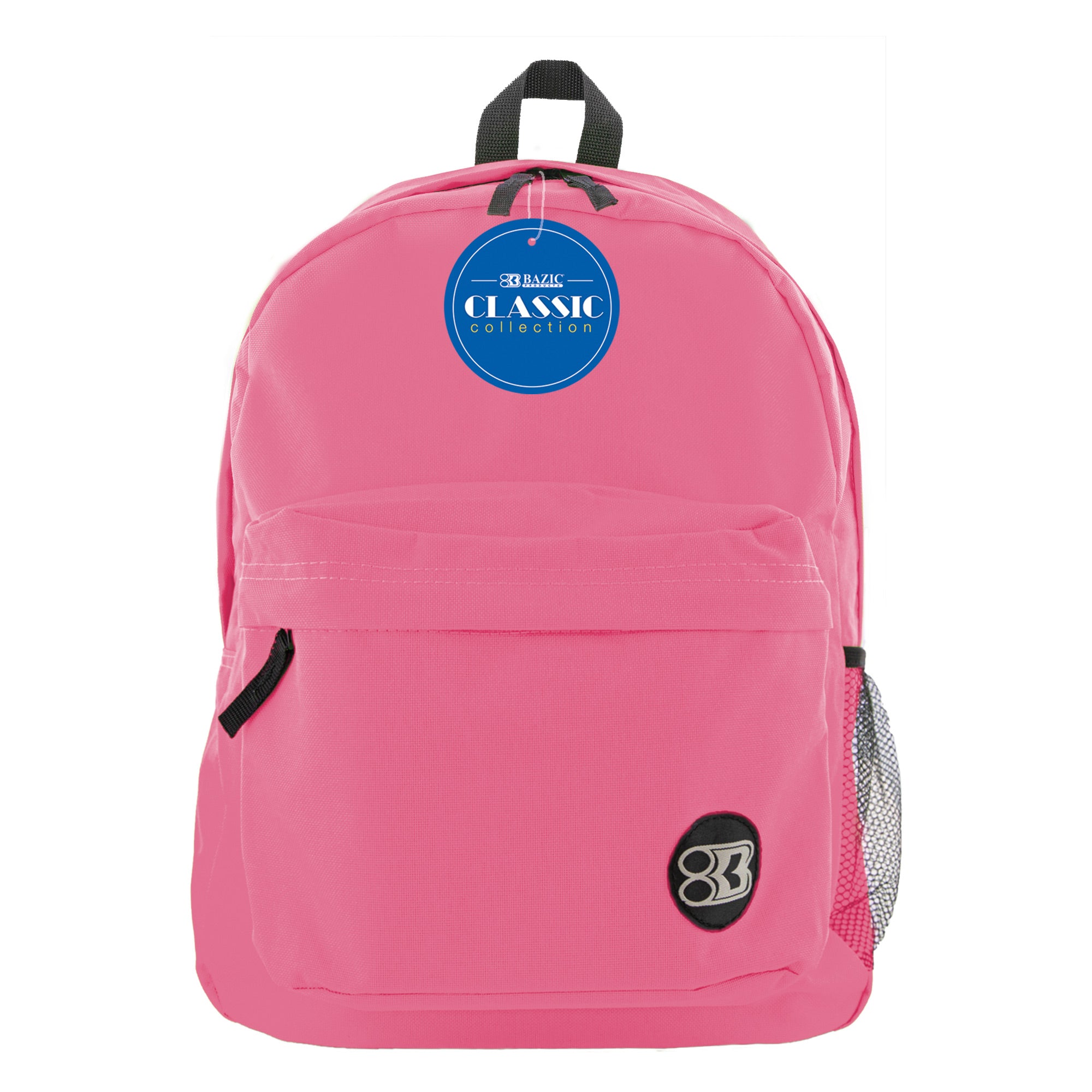Fuchsia Classic School Backpack, 17 Inch Book Bag