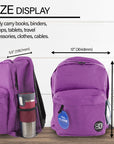 17" Purple Classic Backpack