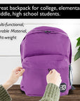 17" Purple Classic Backpack