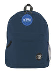 17" Navy Blue Classic Backpack