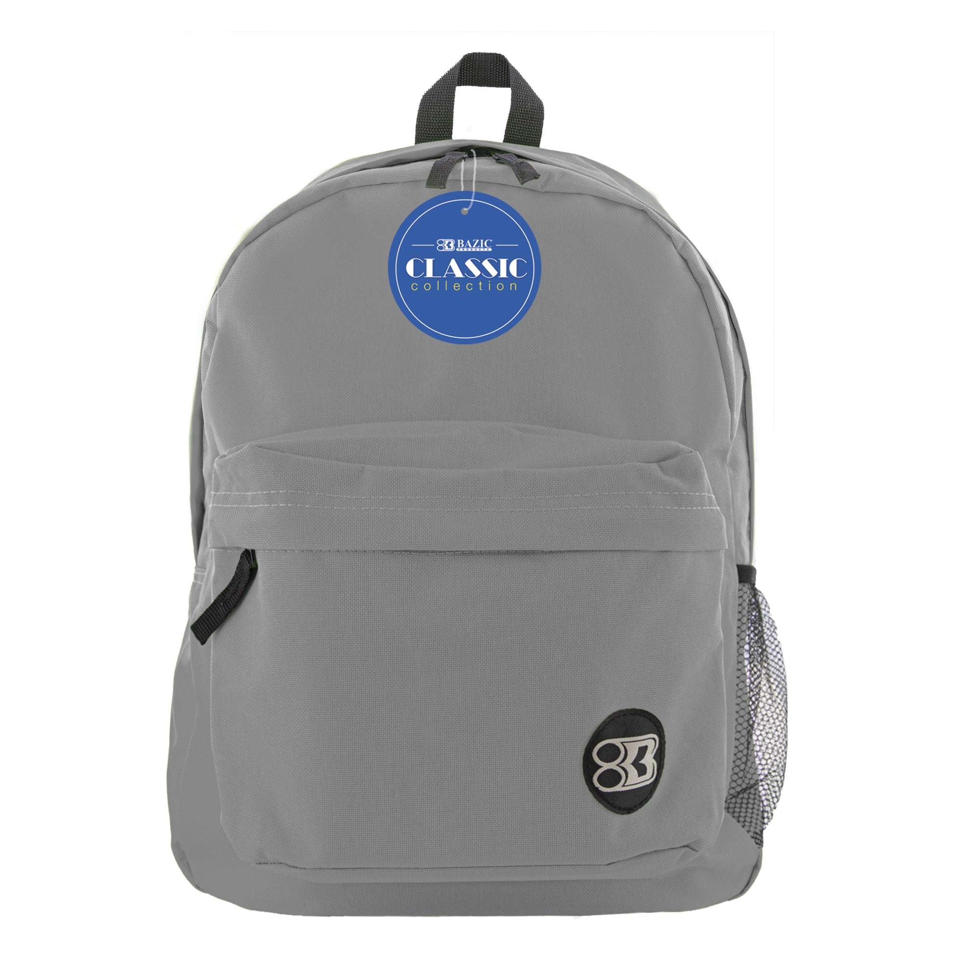 17" Gray Classic Backpack
