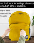 17" Mustard Classic Backpack