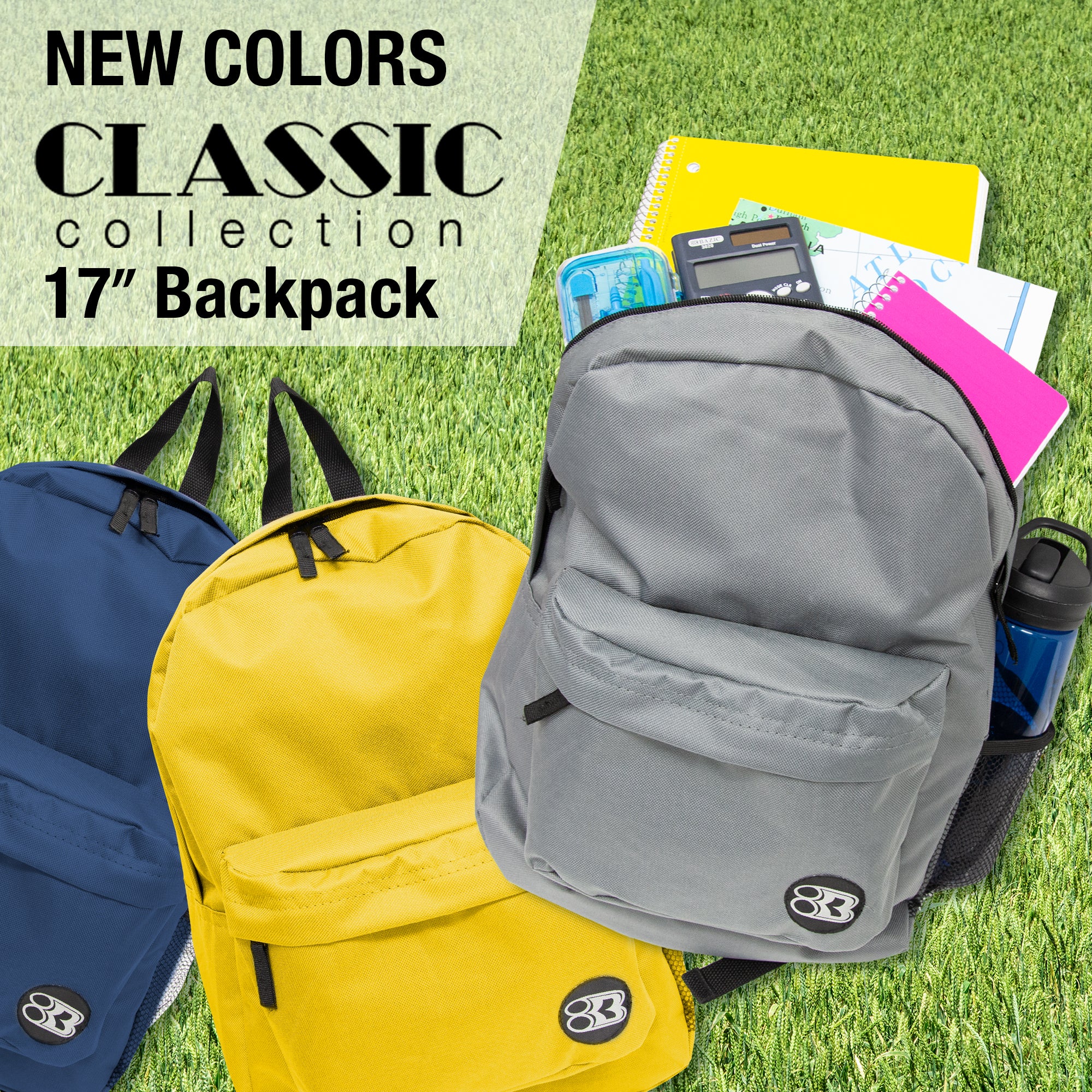 17&quot; Mustard Classic Backpack
