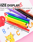 8 Colors Jumbo Triangle Washable Markers