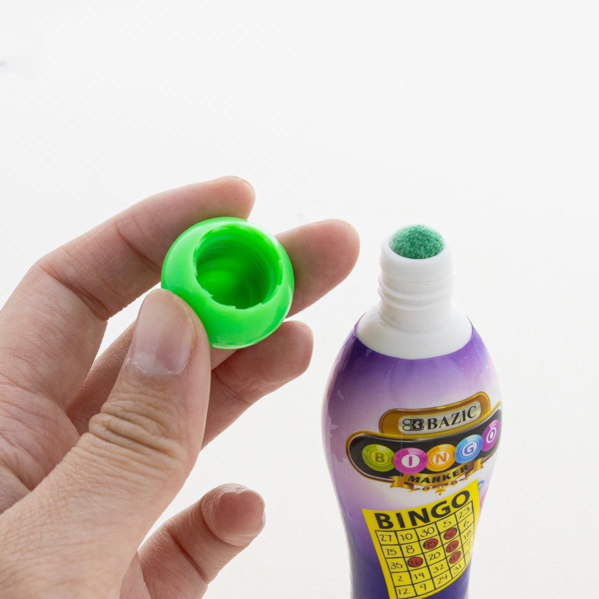 Bingo Dauber Markers, 40 ml, Round Foam Tip, Assorted