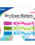 Bright Colors Chisel Tip Dry-Erase Markers (3/Pack)