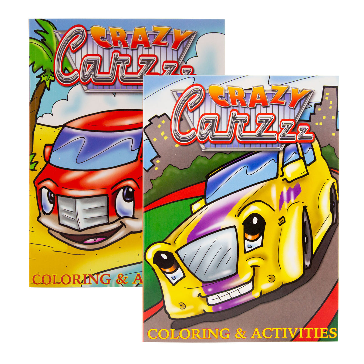 Jumbo Crazy Cars Coloring and Activity Books