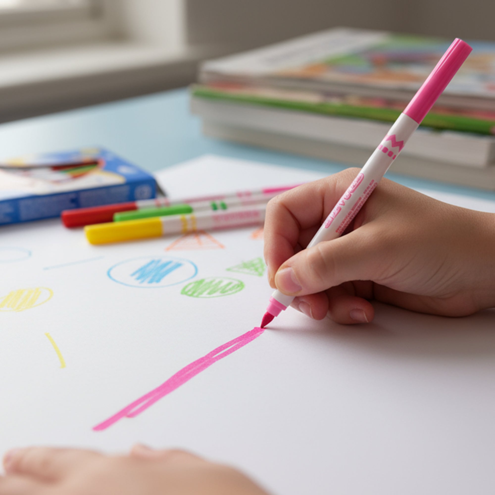 10 Colors Fine Line Super Washable Markers