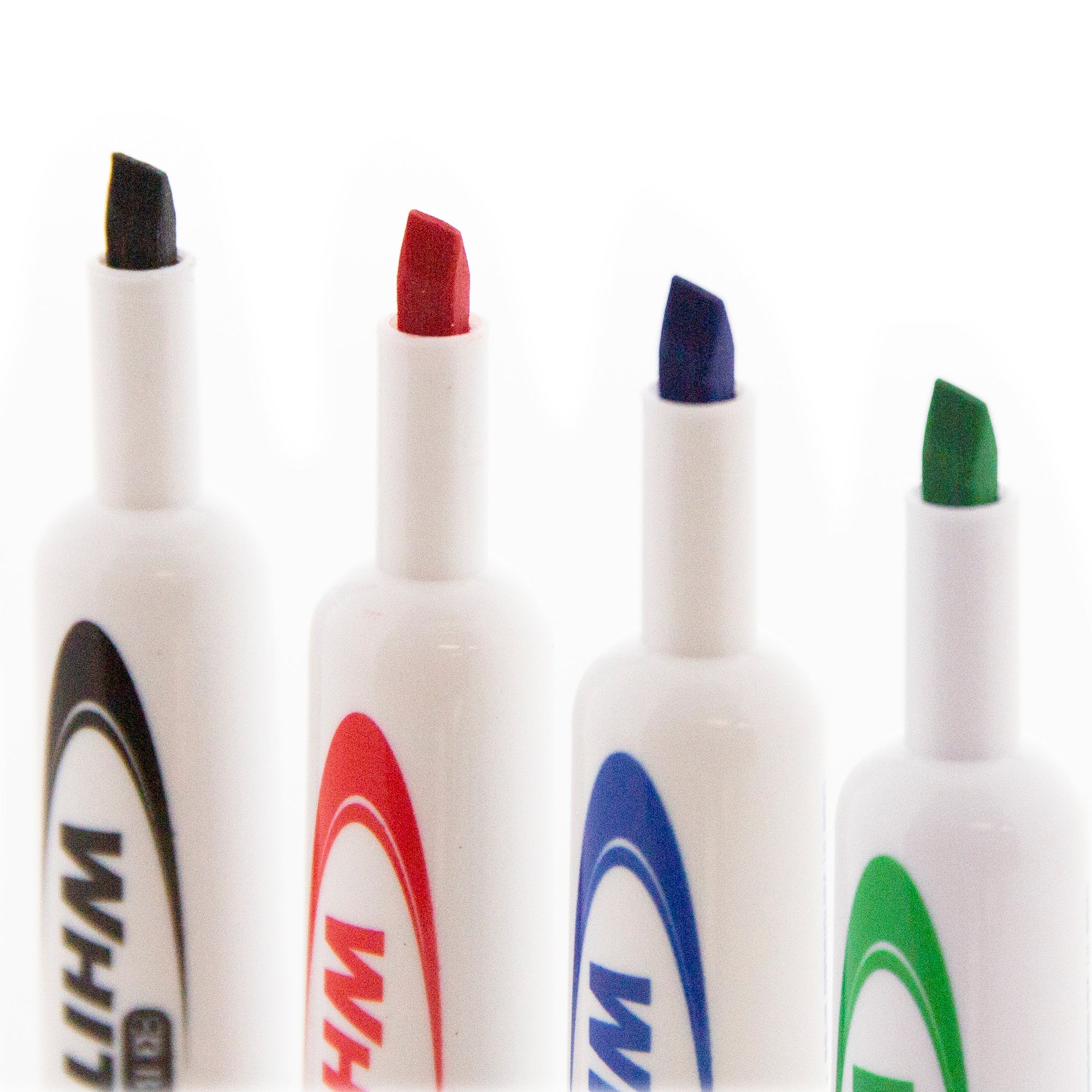 Assorted Dry Erase Markers, Chisel Tip, 12 Count