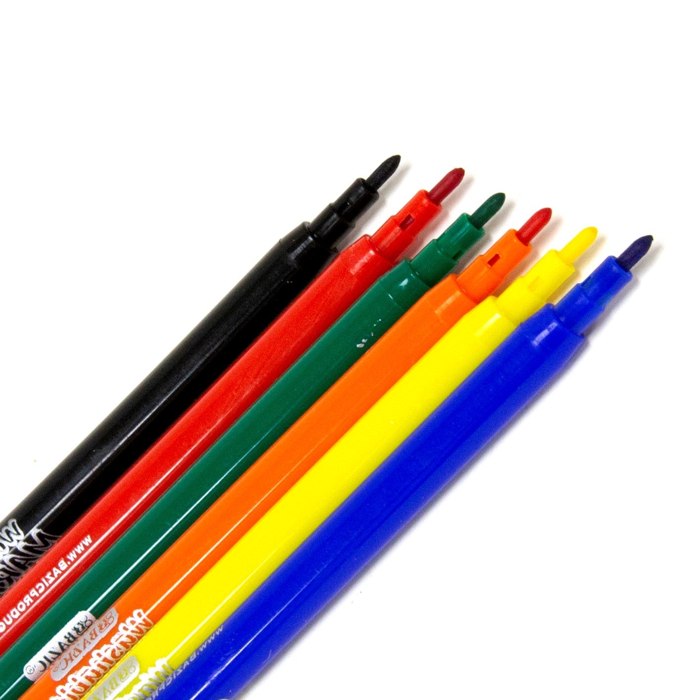12 Classic Colors Washable Markers, Fine Tip