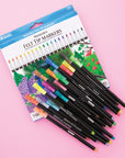 20 Colors Felt Tip Washable Markers