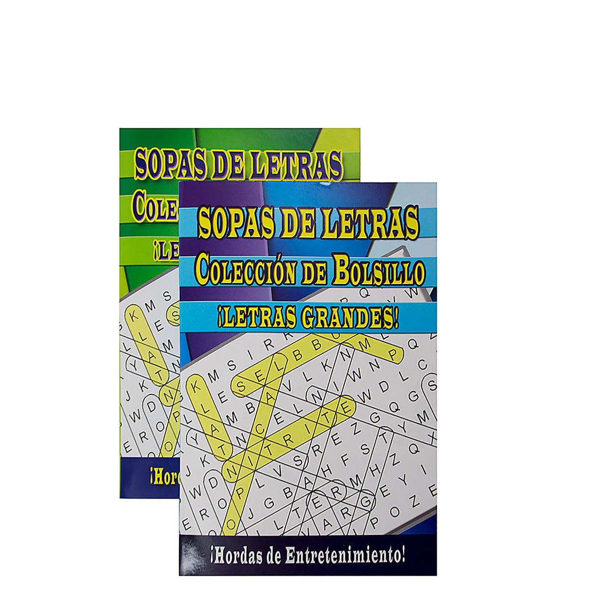 Spanish Crossword and Word Search Puzzle Book, Digest