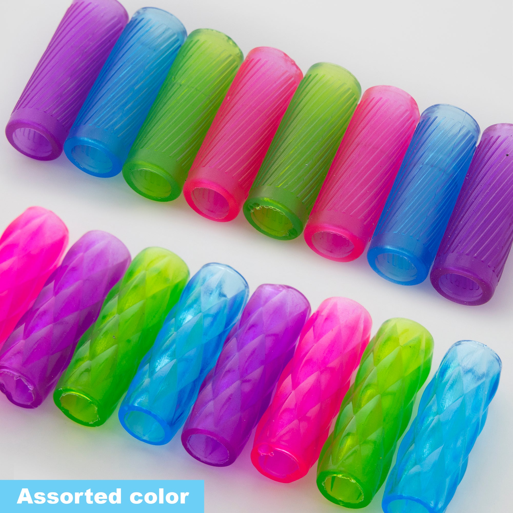 Pencil Grips, Assorted Colors, 8-Count