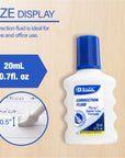 Correction Fluid w/ Foam Brush 0.7 FL OZ (20 mL) (12/Pack)