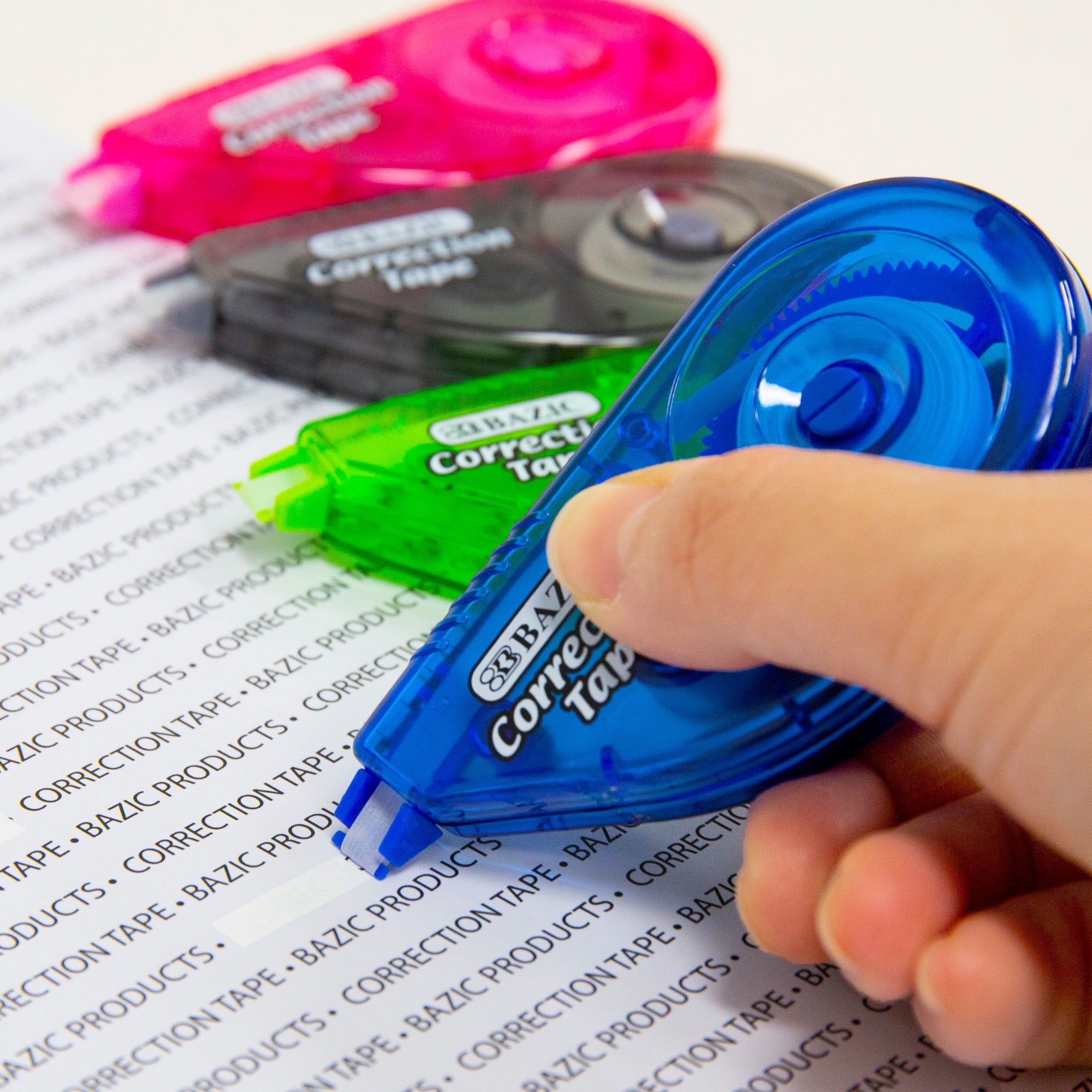 Correction Tape, 5 mm x 236 in, for School Office Writing