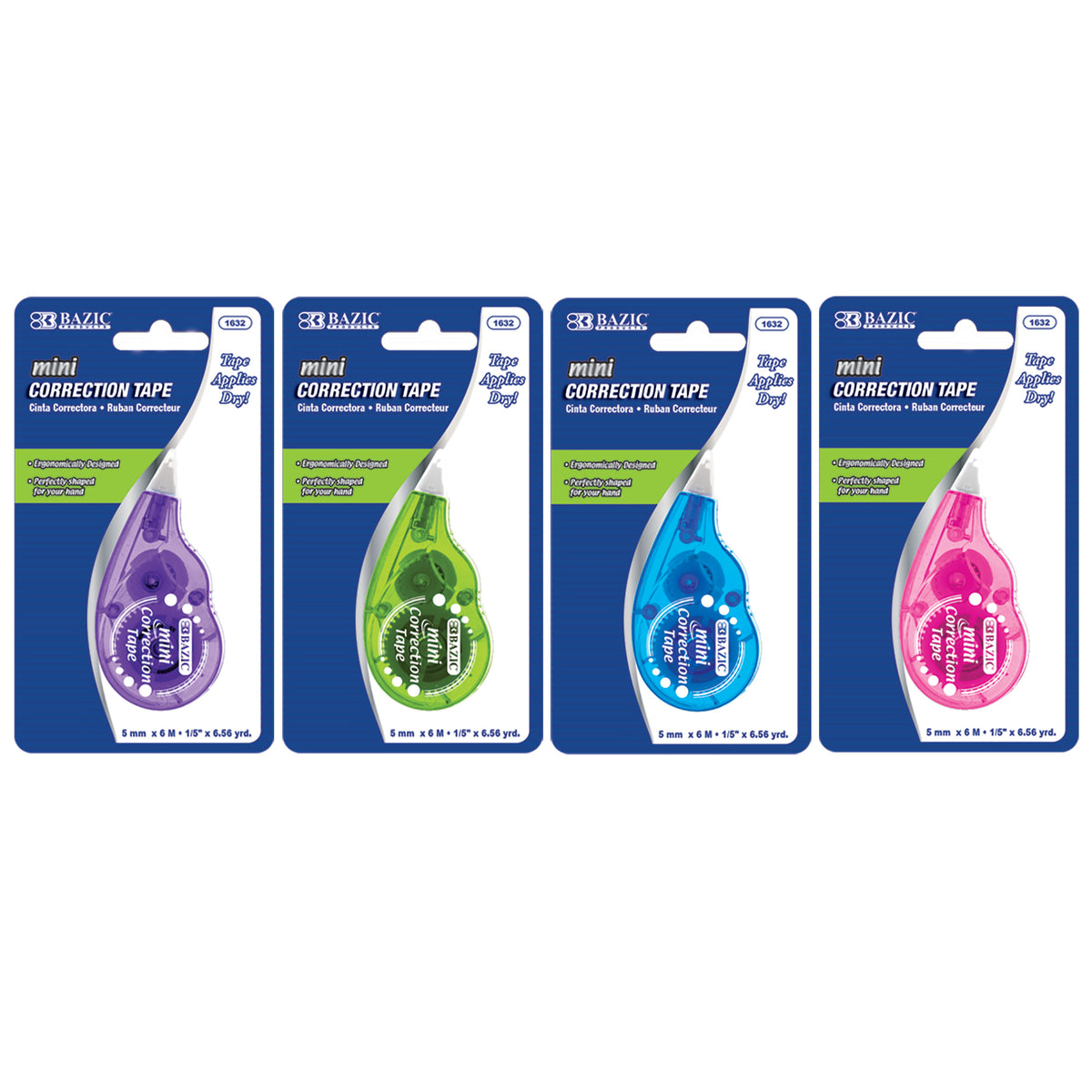 Fashion Mini Correction Tape, 5mm x 236 in