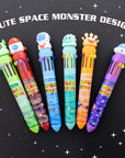 Space Monster Series 10-Color Pen