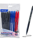 Arrow Assorted Color Stick Pen (10/Pack)