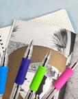 4 Color G-Flex Oil-Gel Ink Pen w/ Cushion Grip