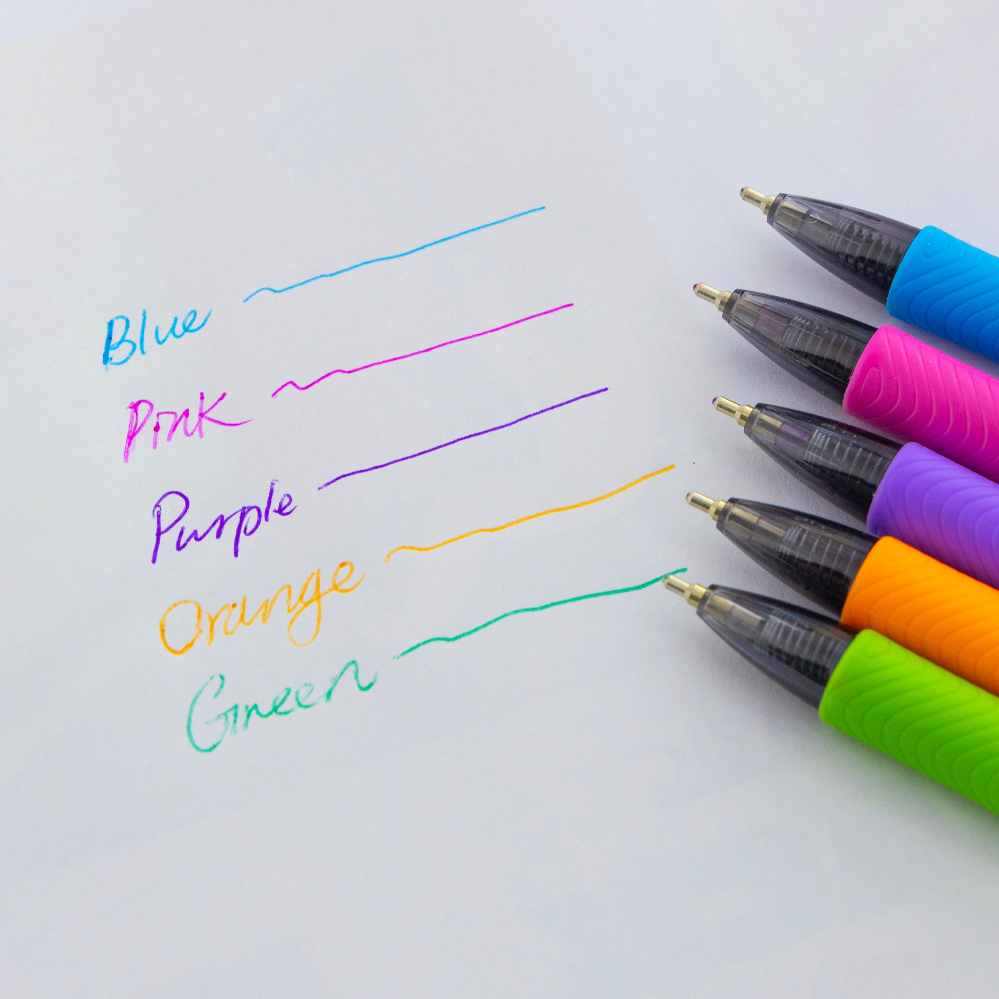 Optima 5-Color Retractable Ballpoint Pens, 1.0 mm Medium