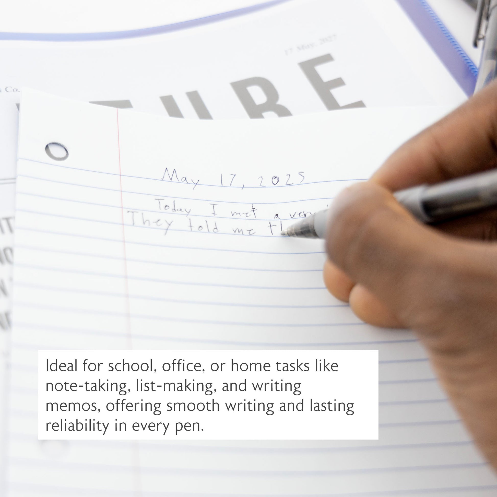 Reva Asst. Color Retractable Pen 