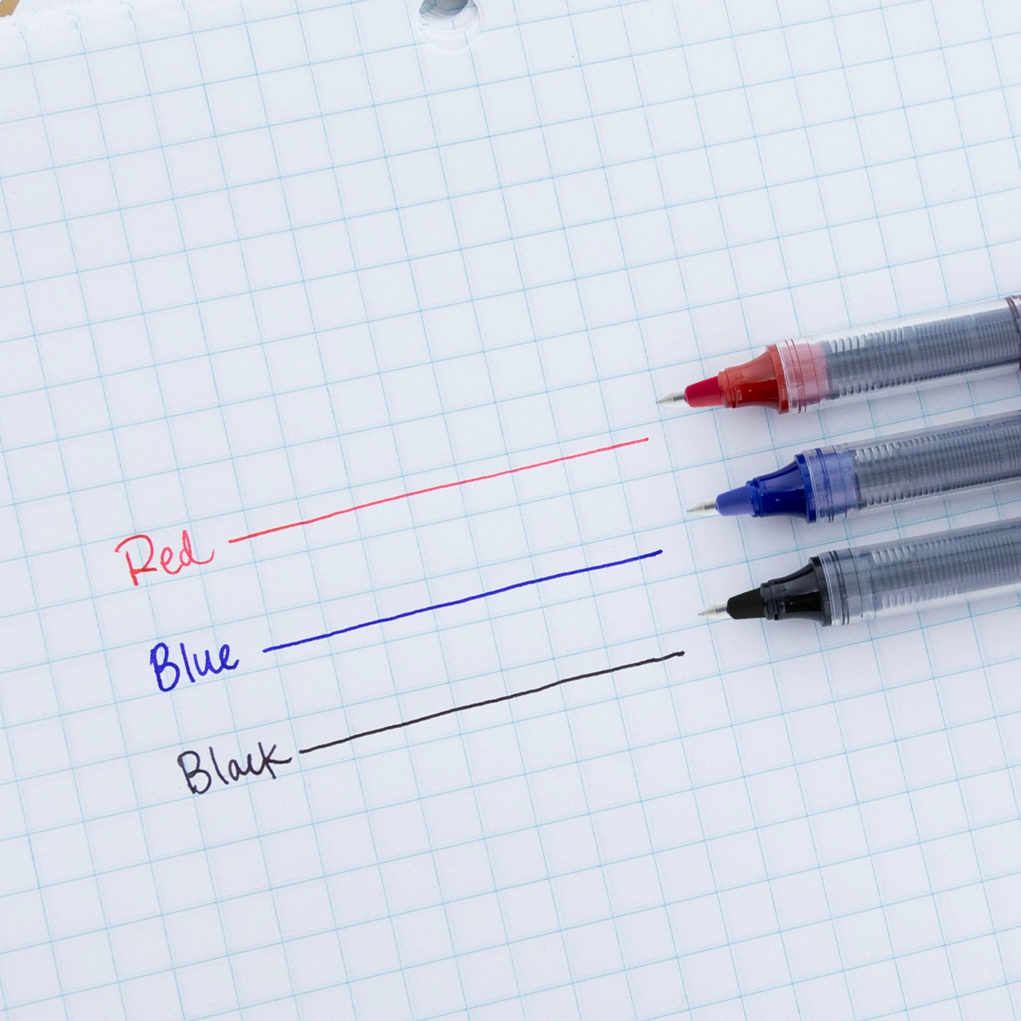 Dayton Assorted Rollerball Pens, 0.7 mm Fine, 3 Count