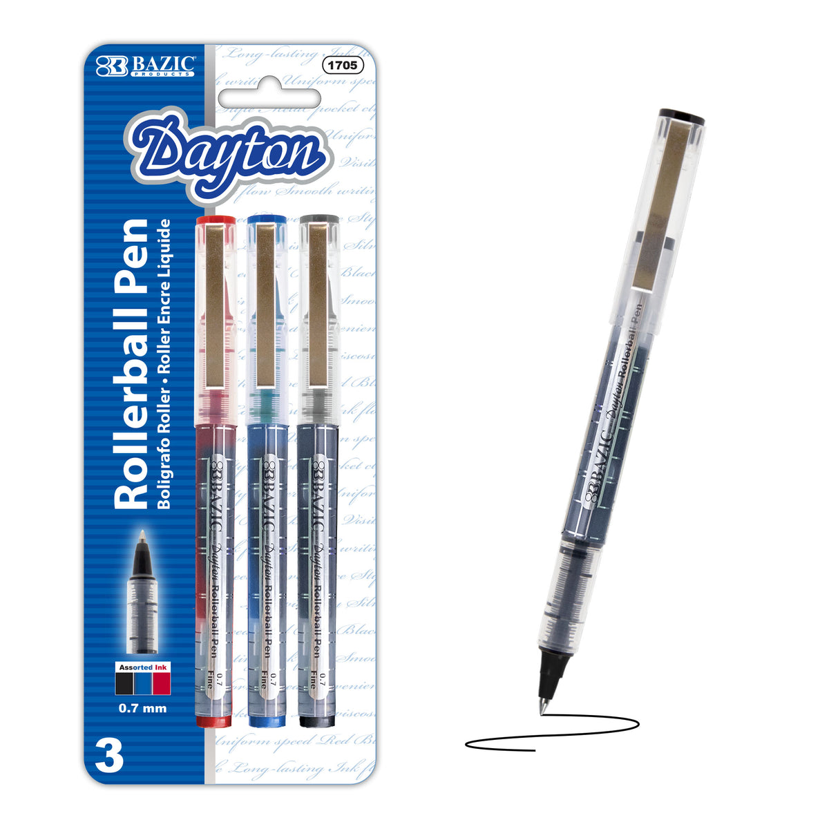 Dayton Asst. Color Rollerball Pen