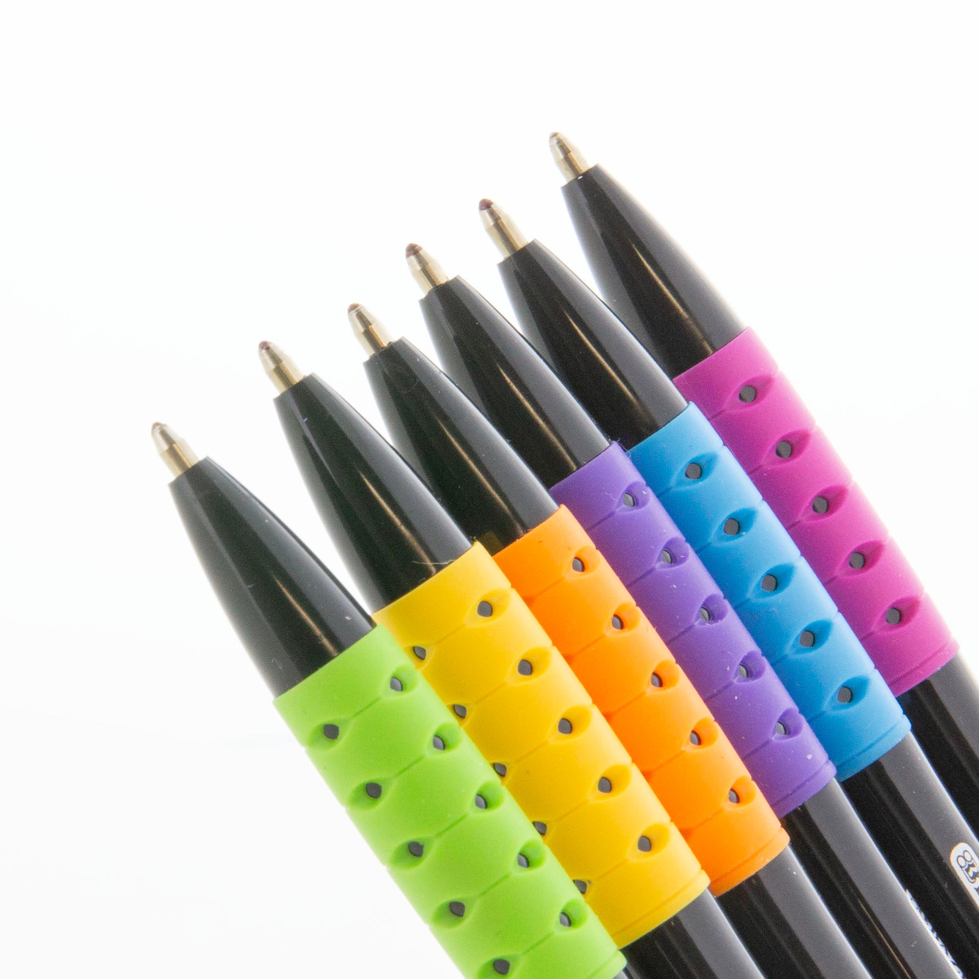 Black Retractable Ballpoint Pens, 4 Count, 1.0 mm Medium