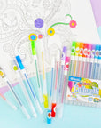 10 Scented Glitter Color Collorelli Gel Pen