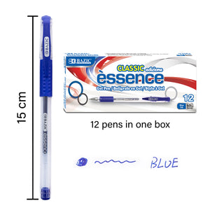 Essence Gel Pen Blue w/ Cushion Grip (12/Box)