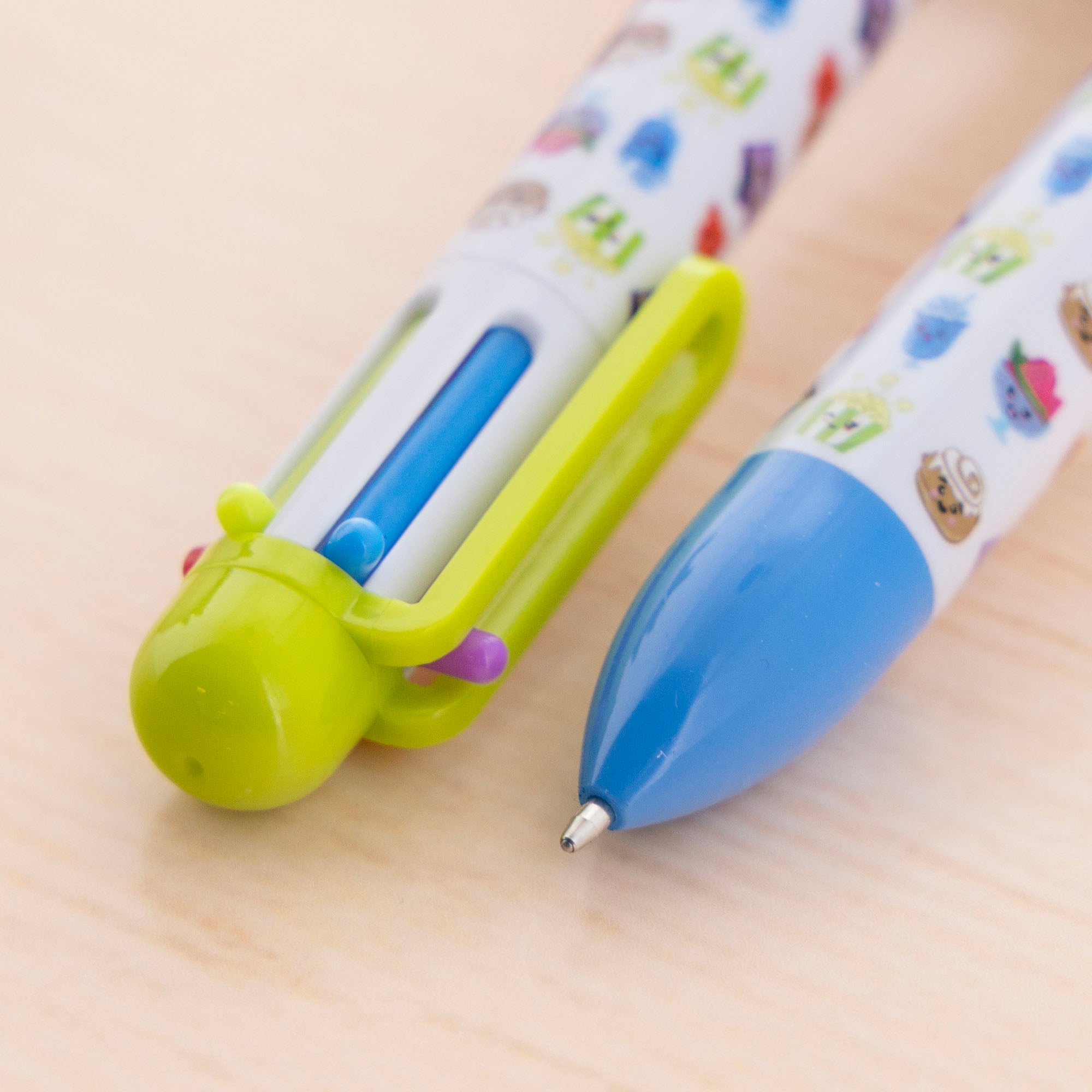 6-Color Retractable Ballpoint Pens, 1.0 mm Medium
