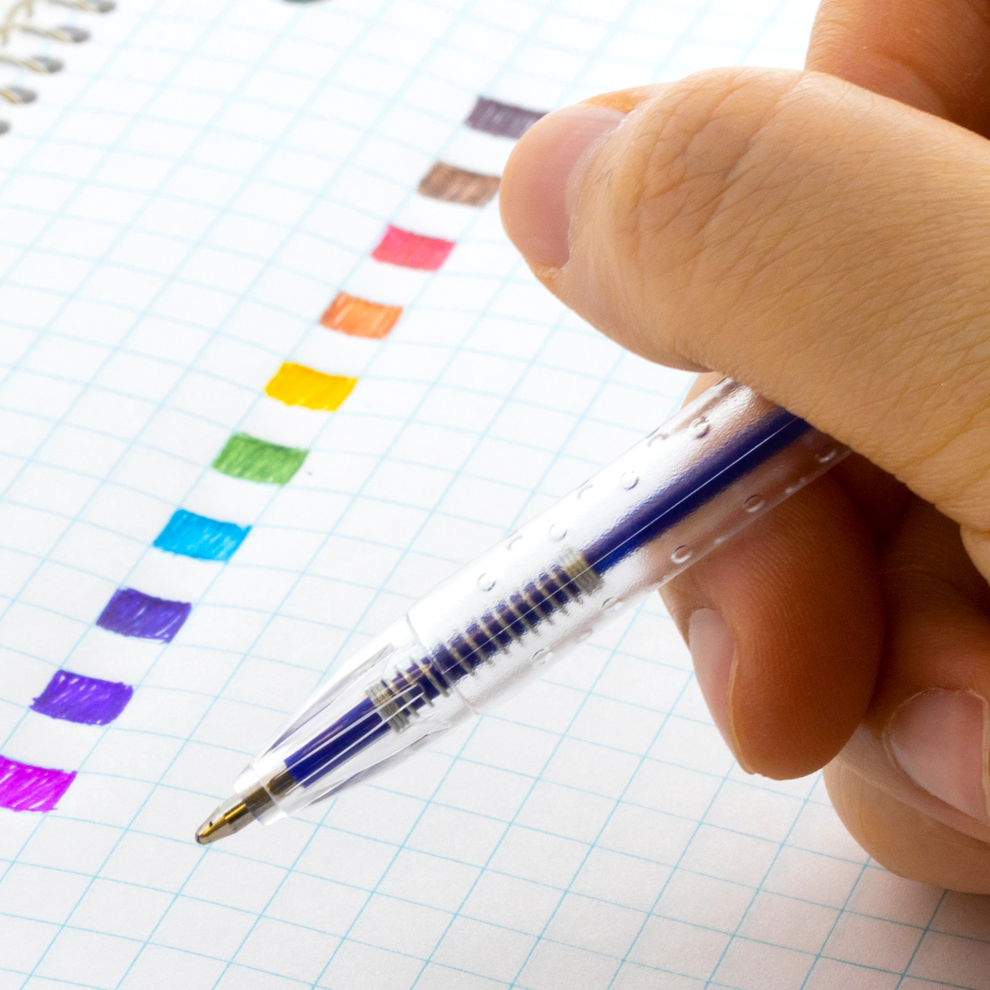 10 Color Retractable Pen