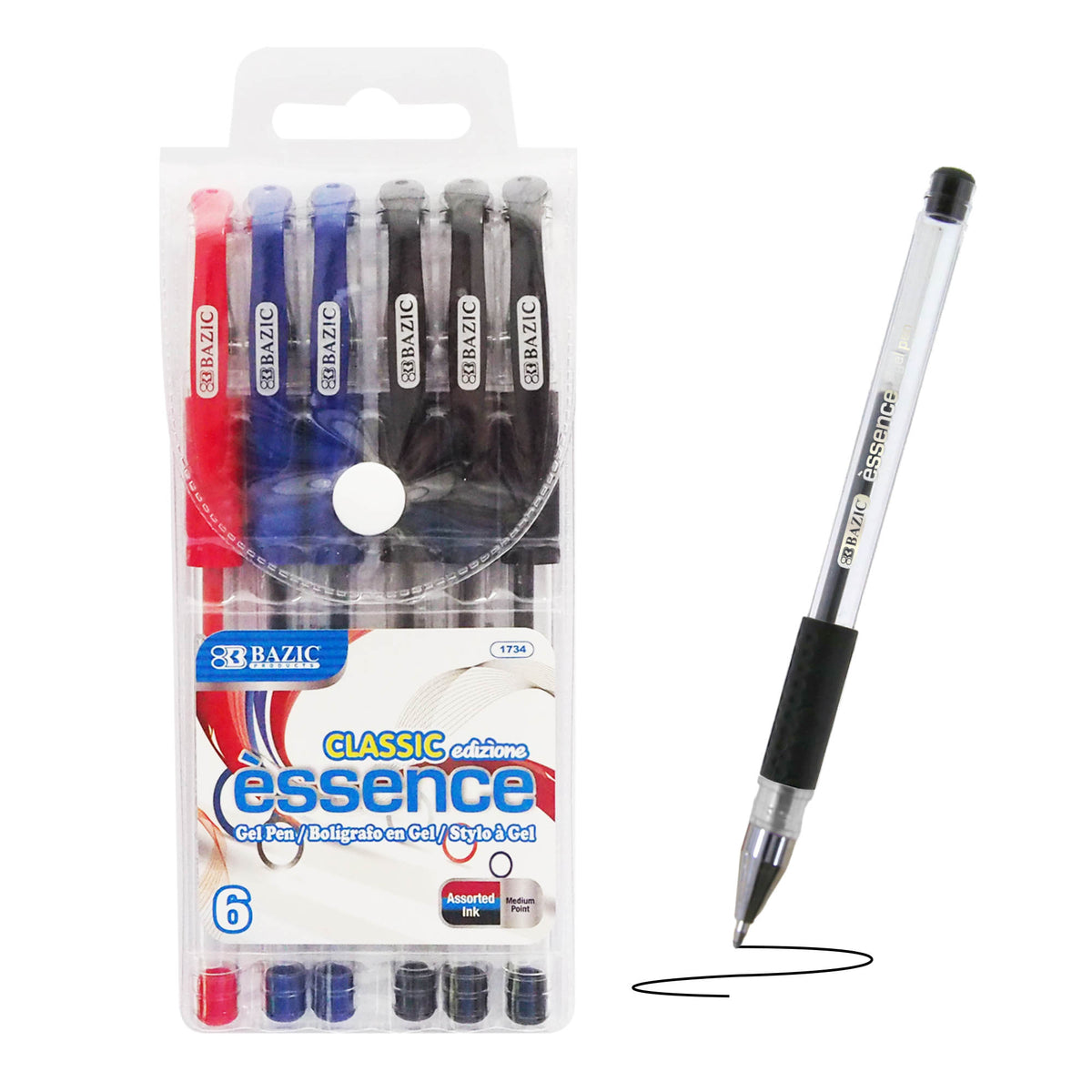 Essence Asst. Color Gel Pen w/ Cushion Grip