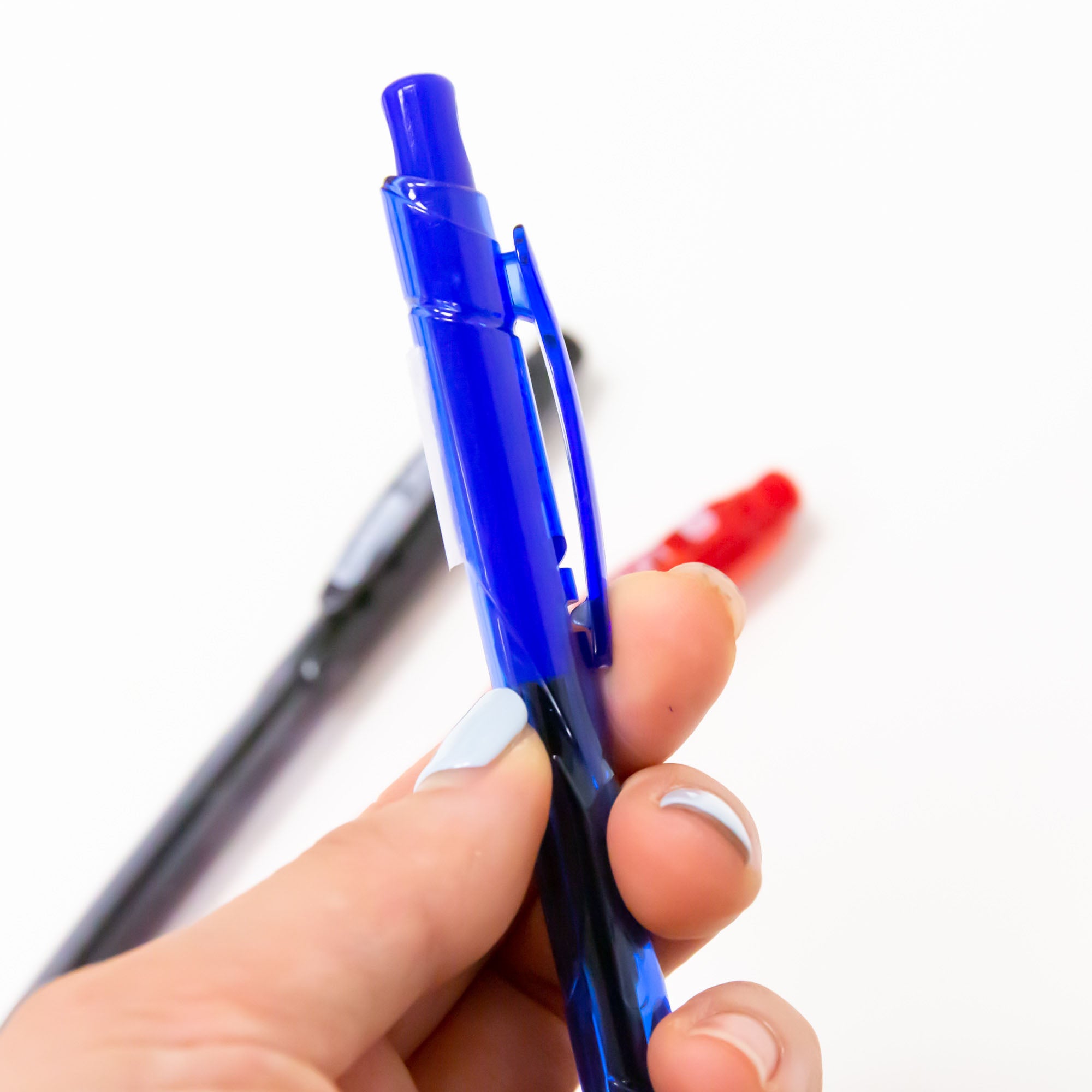 Assorted Retractable Ballpoint Pens, 5 Count, 1.0 mm Medium