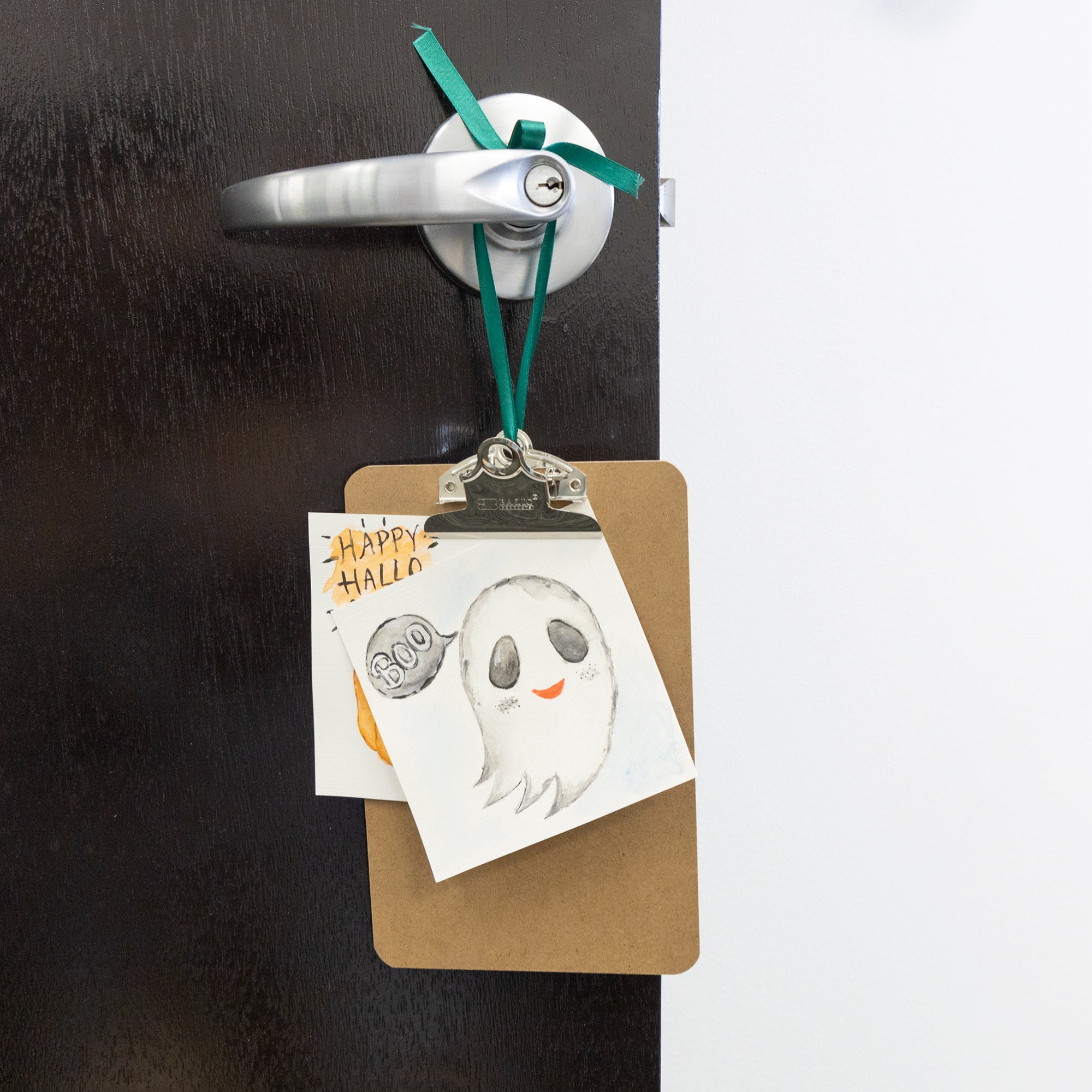 Memo Size Hardboard Clipboard, Spring Clip