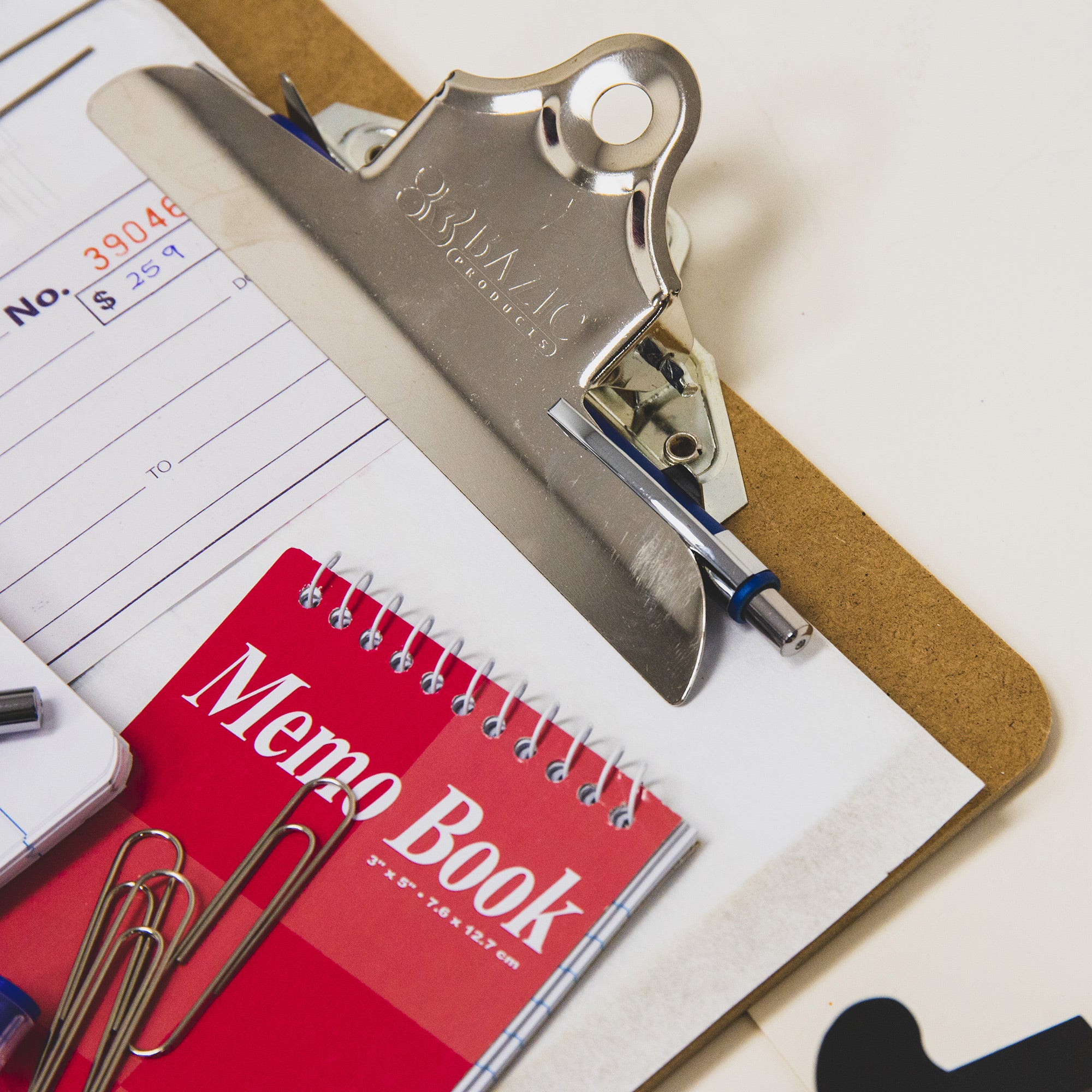Legal Size Hardboard Clipboard, Spring Clip