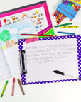 Paperboard Clipboard Standard Size Polka Dot w/ Low Profile Clip