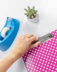 Paperboard Clipboard Standard Size Polka Dot w/ Low Profile Clip