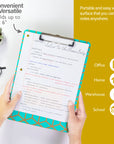 Hardboard Clipboard Standard Size Retro w/ Low Profile Clip