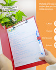 PVC Clipboard A4 Size Folder w/ Low Profile Clip