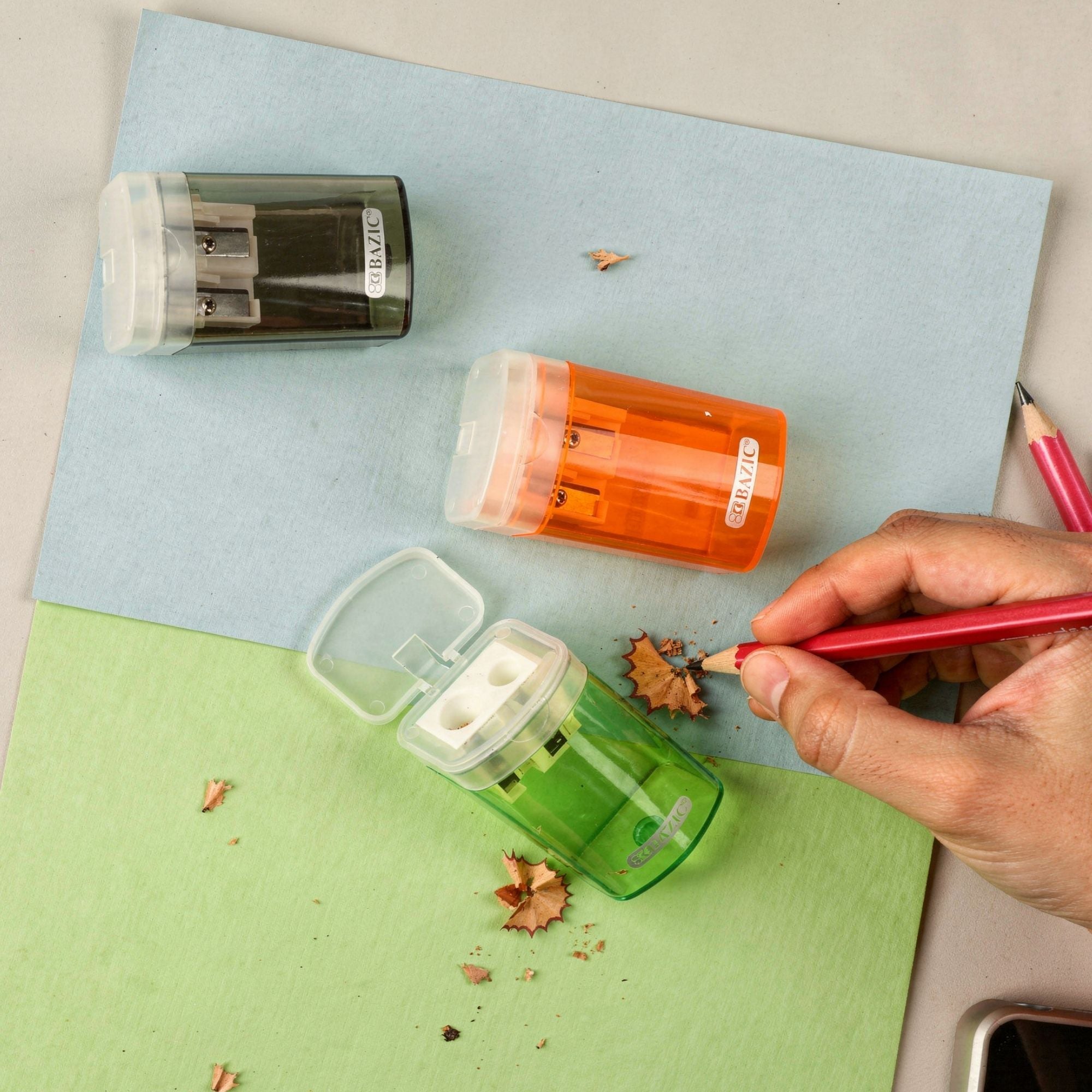 Victor Dual Hole Sharpener w/ Lid & Receptacle