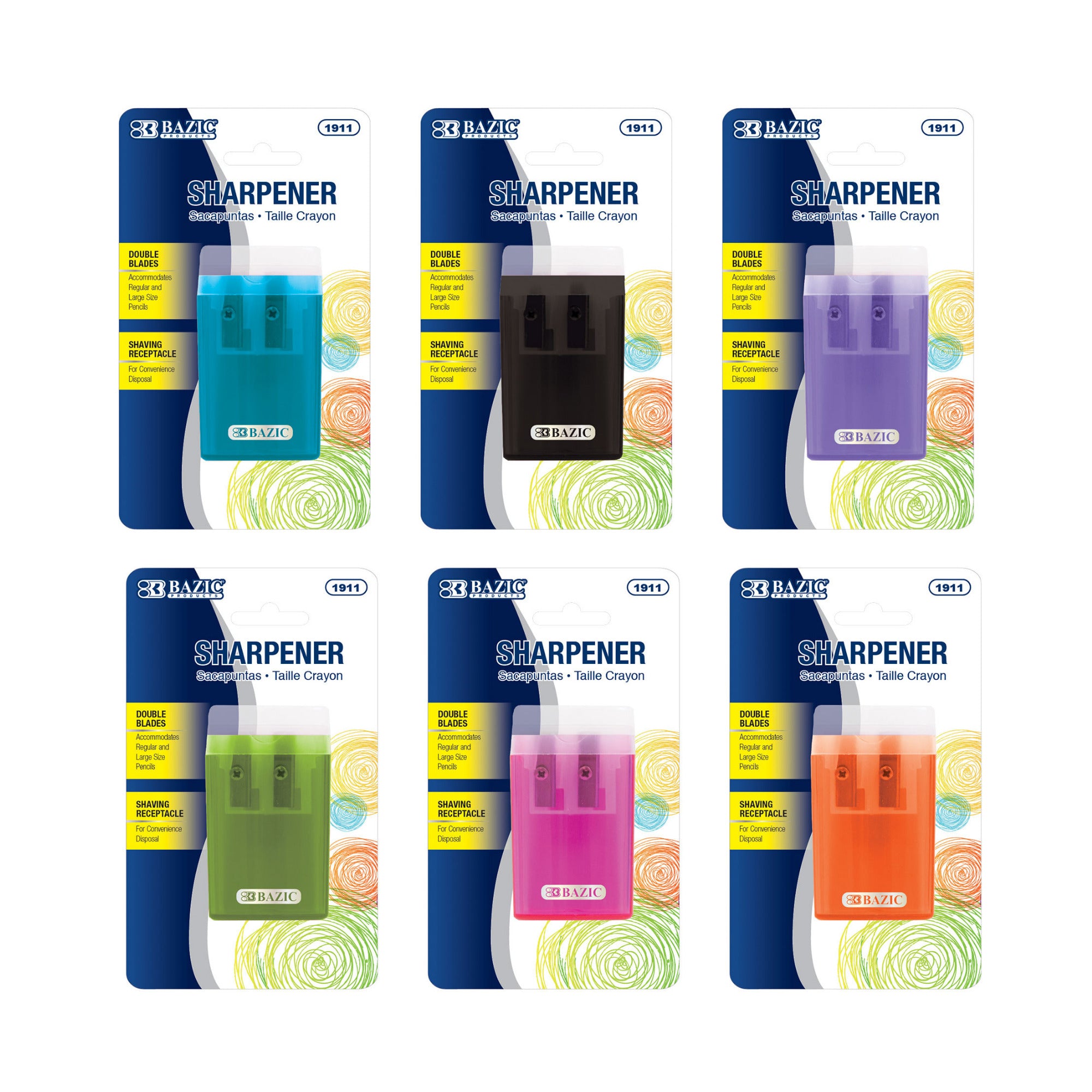 Victor Dual Hole Sharpener w/ Lid & Receptacle