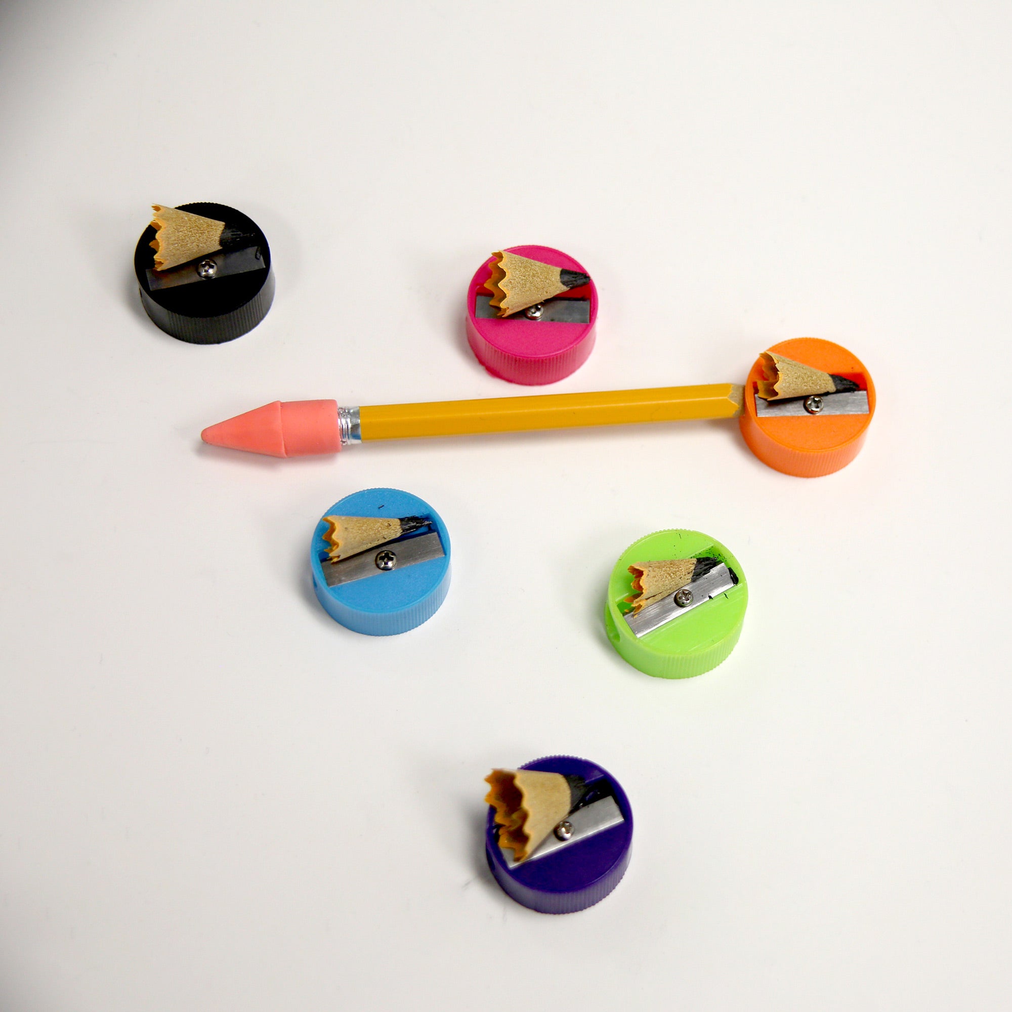 Pencil Sharpeners, 12 Count Manual Round Sharpeners